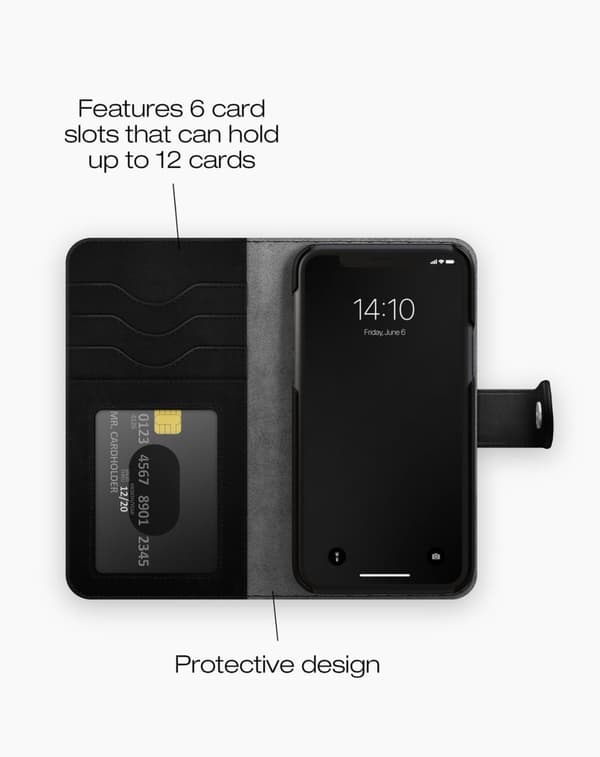 Magnet Wallet+ iPhone 11 / XR Black
