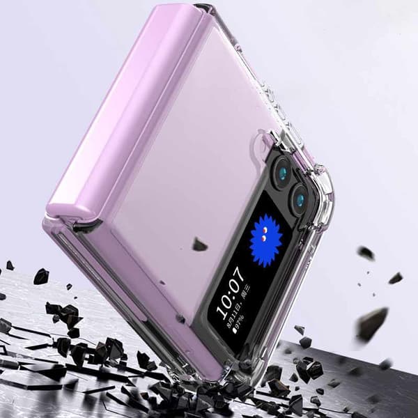 Samsung Galaxy Z Flip 3 skal - blød gennemsigtig