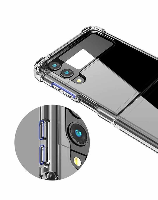 Samsung Galaxy Z Flip 3 skal - blød gennemsigtig