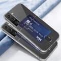 Miniatyrbillede 2 af 2: Samsung Galaxy S21 Plus - gennemsigtigt etui med kortlomme