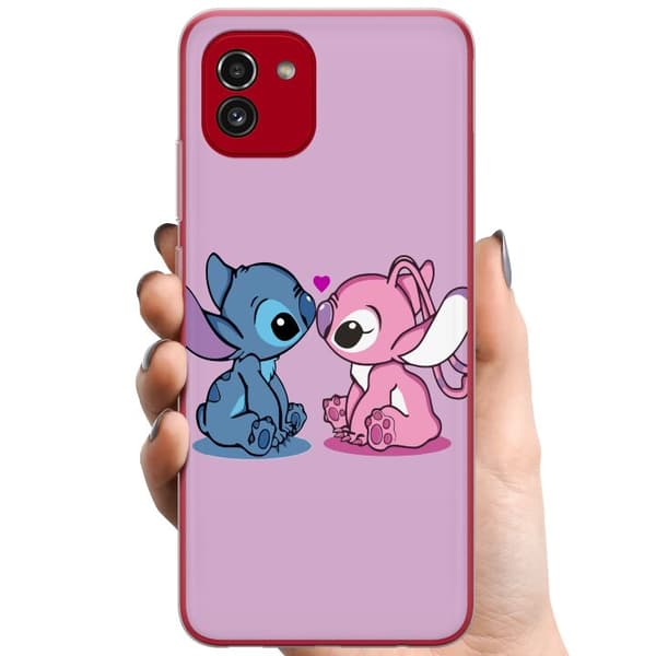 Samsung Galaxy A03 TPU Mobildeksel Lilo og Stitch