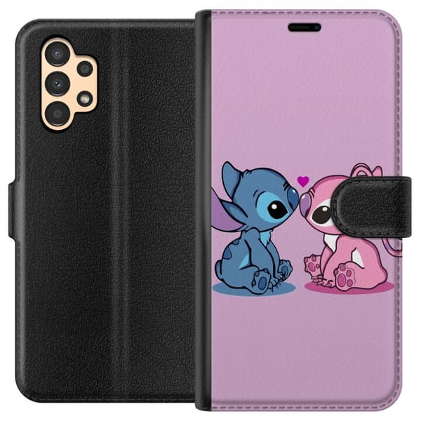 Samsung Galaxy A13 Tegnebogsetui Lilo og Stitch