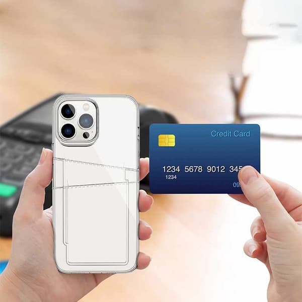 iPhone 12 - Transparent Case Double Card Slot