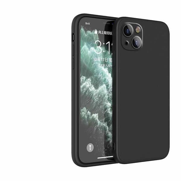 iPhone 14 Plus-etui - mikrofibersilikone
