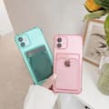 Miniatyrbild 2 av 5: iPhone 12/12 Pro TPU Shockproof Protective Wallet Case Pink