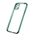 Miniatyrbild 1 av 3: Apple iPhone 12 Pro Luxury Classic Square Frame Protection Case Dark Green With Soft Thin Transparent Camera Protector High Quality