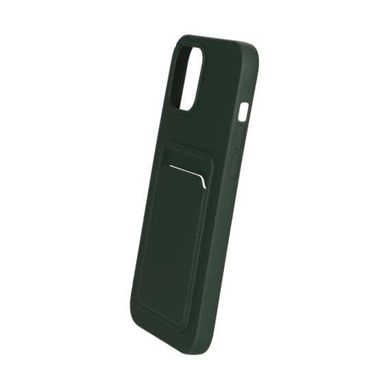 Original Candy Flower Wallet Card Slot Phone Case for iPhone 12 Mini Navy Soft Silicone Shockproof Cover