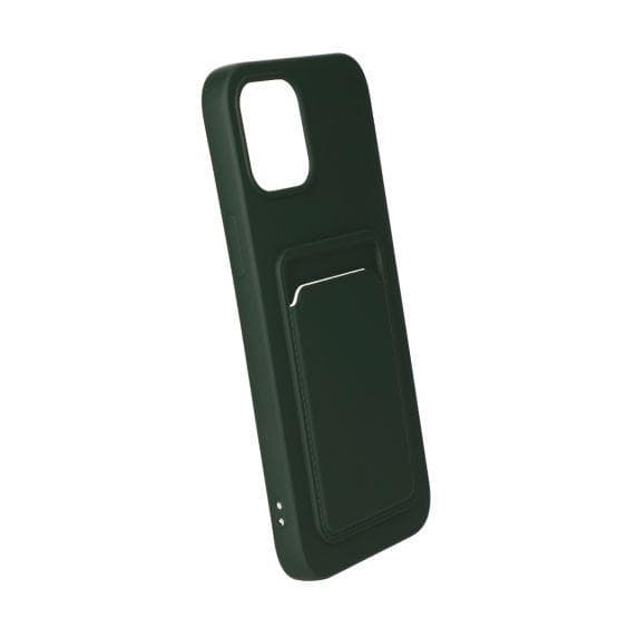 Original Candy Flower Wallet Card Slot Phone Case for iPhone 12/12 Pro Navy Soft Silicone Shockproof Cover