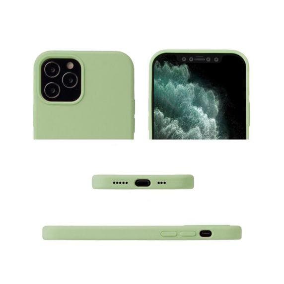 iPhone 13 Pro Liquid Silikonfodral Matcha Green