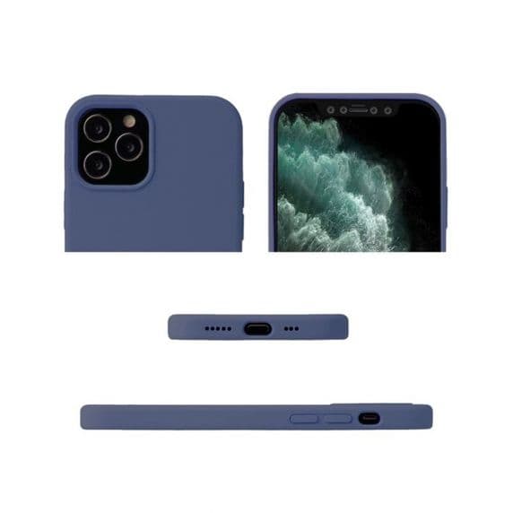 iPhone 13 Liquid Silikonfodral Midnight Blue