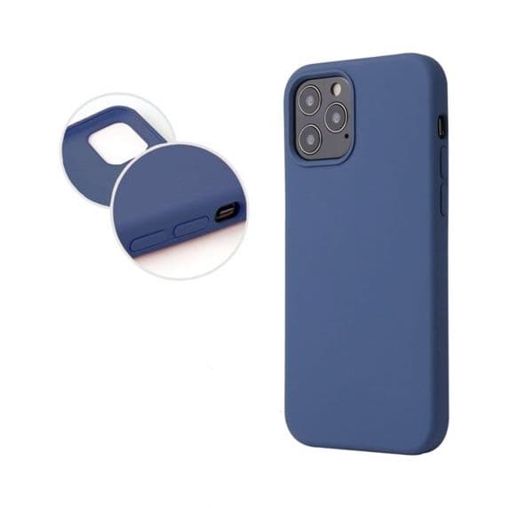 iPhone 13 Liquid Silikonfodral Midnight Blue