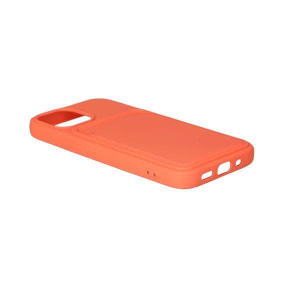 iPhone 13 mjuk silikon stötsäker skal med plånbok kortplats Orange