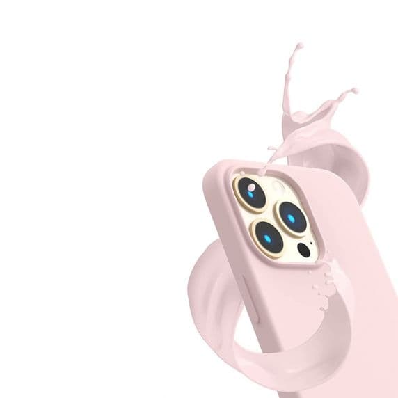 iPhone 13 Pro Max Liquid Silicone Case Cherry Pink