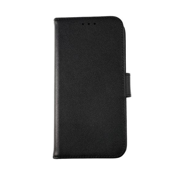 RV Plånboksfodral Genuint Läder - iPhone 13 - Svart