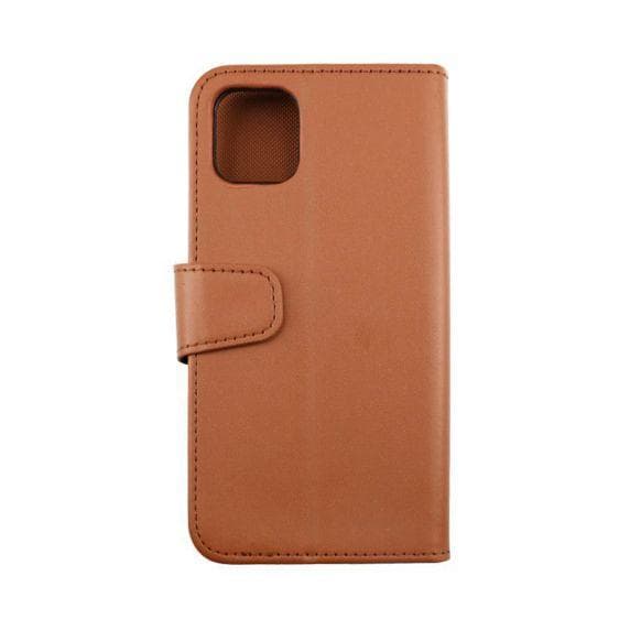 RV Plånboksfodral - iPhone 11 - Extra Kortfack och Stativ - Guldbrun