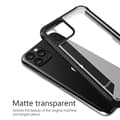 Miniatyrbild 3 av 11: TPU Edge Transparent Frosted Shockproof Case For iPhone 11 Pro Black