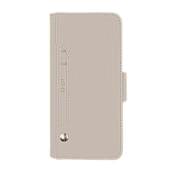 iPhone 11 Pro Flip Stand PU Leather Extra Card Wallet Case Grey
