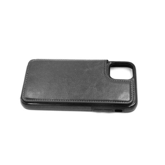 Fitted Leather Case For iPhone 11 Pro Max Black