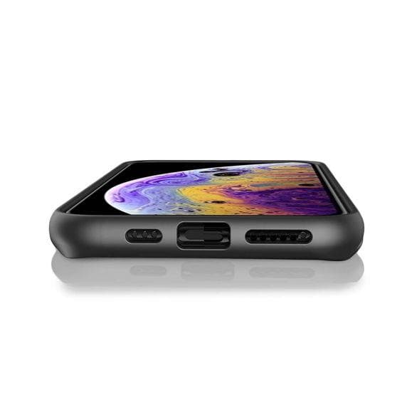 iPhone 11 Pro Max Transparent Shockproof With TPU Edge Case Black