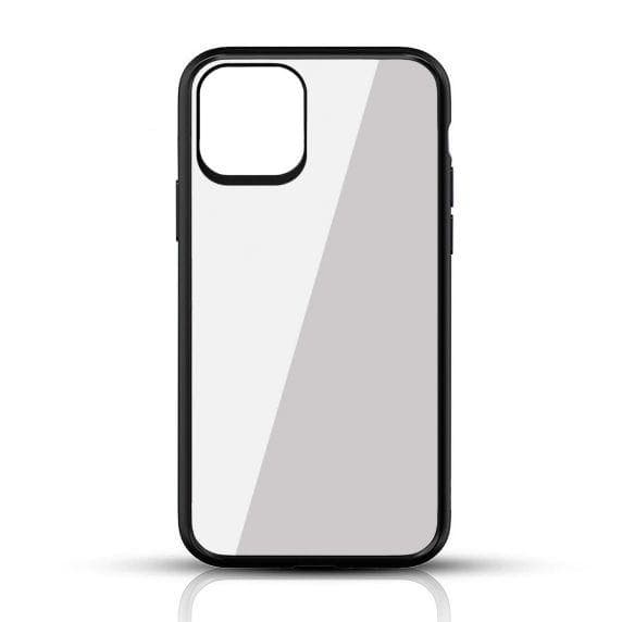 iPhone 11 Pro Max Transparent Shockproof With TPU Edge Case Black