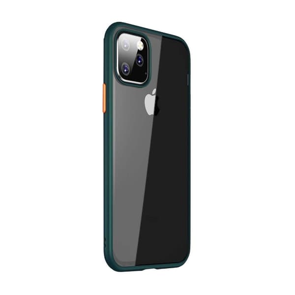 TPU Edge Transparent Shockproof Case For iPhone 11 Pro Max Green