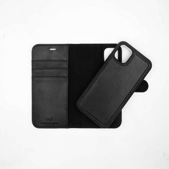 Detachable Leather Case For iPhone 11 Pro Max Black