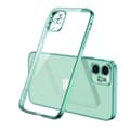 Miniatyrbild 1 av 4: Apple iPhone 12 Luxury Classic Square Frame Protection Case Green With Soft Thin Transparent Camera Protector High Quality