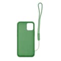 Miniatyrbild 2 av 5: Apple iPhone 12/12 Pro Soft Liquid Silicone Case Green with Magnetic Ring Holder Stand and Slim Hands Strap High Quality