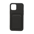 Miniatyrbild 1 av 4: Original Candy Flower Wallet Card Slot Phone Case for iPhone 12/12 Pro Black Soft Silicone Shockproof Cover