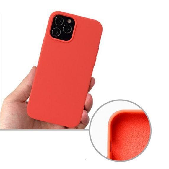 iPhone 13 Mini Liquid Silikonfodral Kinesisk Röd