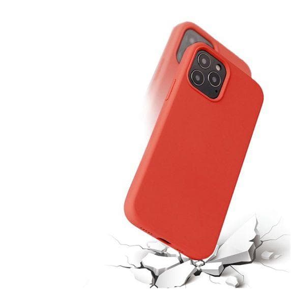 iPhone 13 Mini Liquid Silikonfodral Kinesisk Röd