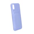 Miniatyrbild 3 av 4: Original Candy Flower Wallet Card Slot Phone Case for iPhone X/XS Purple Soft Silicone Shockproof Cover