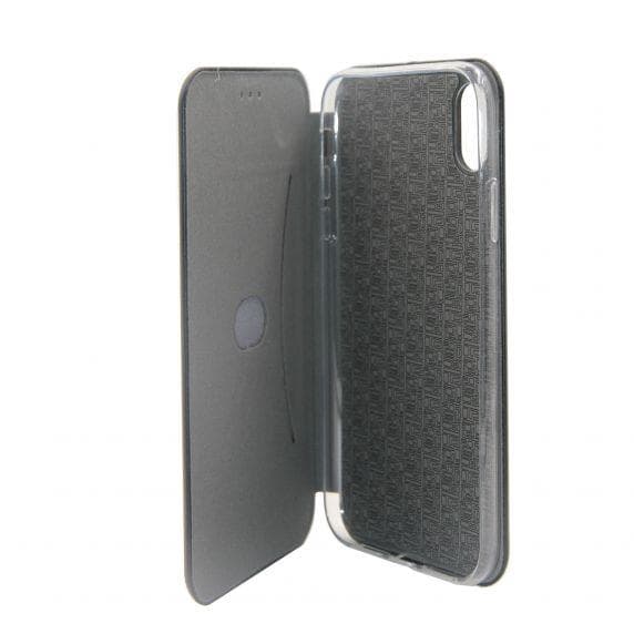Flip Stand Leather Case For iPhone XR Black