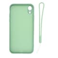 Miniatyrbild 2 av 4: iPhone XR Soft Liquid Silicone Case With Magnetic Ring Holder Stand and Slim Hands Strap Best Quality Green