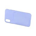 Miniatyrbild 4 av 4: Original Candy Flower Wallet Card Slot Phone Case for iPhone XR Purple Soft Silicone Shockproof Cover
