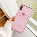 Miniatyrbild 4 av 4: iPhone XR TPU Shockproof Protective Wallet Case Pink