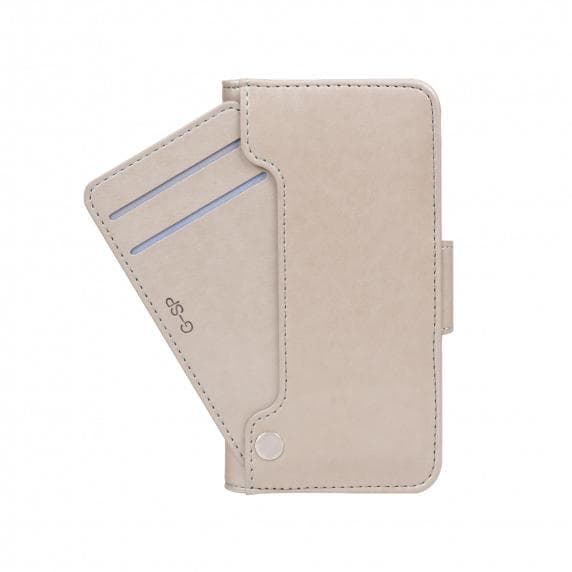 iPhone XS Max Flip Stand PU Leather Extra Card Wallet Case Grey