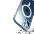 Miniatyrbild 4 av 5: iPhone 11 Magnetiskt trådlöst laddningsfodral Klart PC skal Transparent