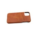 Miniatyrbild 6 av 6: iPhone 11 PU Leather Kickstand Card Pocket Case Brown