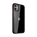 Miniatyrbild 1 av 7: PC Cover Transparent With TPU Edge Protective Case Black For iPhone 11