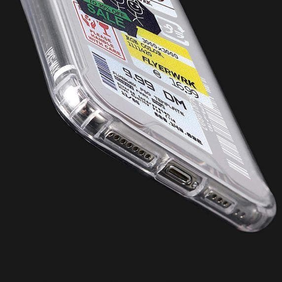Shockproof TPU Fashion Barcode Labels Case For iPhone 11-SALE Style