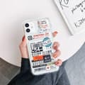 Miniatyrbild 5 av 7: Shockproof TPU Fashion Barcode Labels Case For iPhone 11-C54- Style