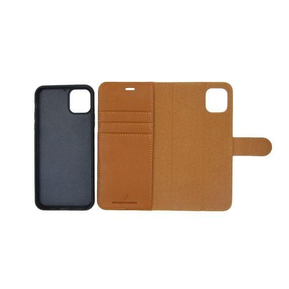 Detachable Leather Case For iPhone 11 Pro Brown
