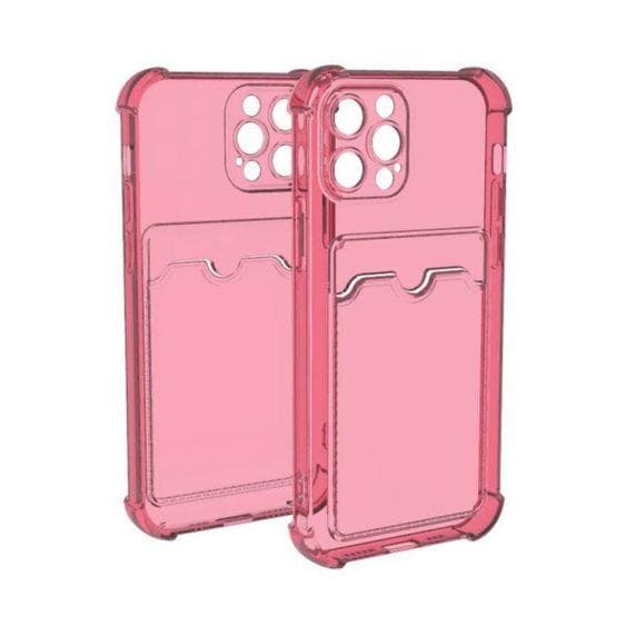 iPhone 11 Pro TPU Shockproof Protective Wallet Case Pink