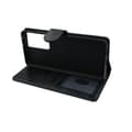 Miniatyrbild 2 av 5: Flip Stand Läderfodral till Samsung Galaxy S21 Ultra Black