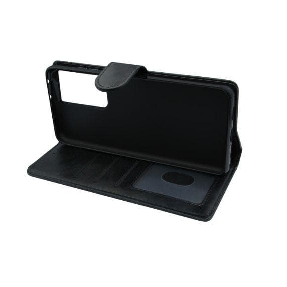 Flip Stand Läderfodral till Samsung Galaxy S21 Ultra Black
