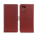 Miniatyrbild 1 av 6: Flip Stand Leather Wallet Case For Samsung Galaxy S21 FE Brown