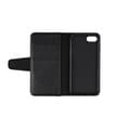 Miniatyrbild 9 av 10: Flip Stand PU Leather Kickstand Card Case Black For iPhone 7/8