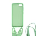 Miniatyrbild 3 av 3: Apple iPhone 7/8/SE 2020 Liquid Silicone Phone Cover With Hand Rope High Quality Green