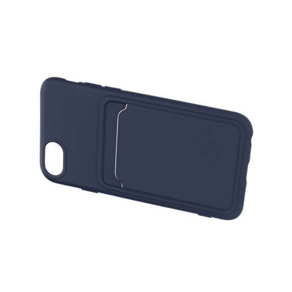 Silikonskal med Korthållare iPhone 7/8/SE (2020/2022) - Blå
